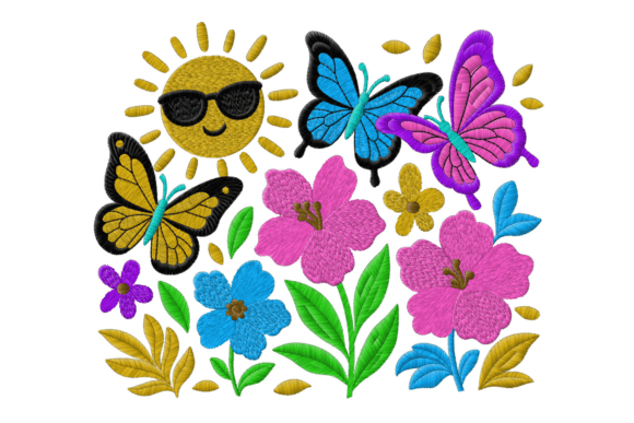 Beautiful Summer Flowers Embroidery Review for Real Projects