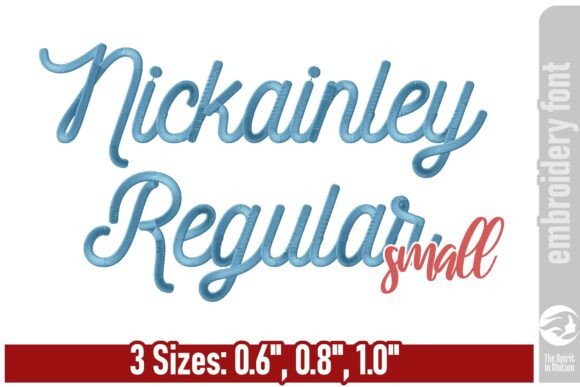 Review: Nickainley Monoline Embroidery Font - S