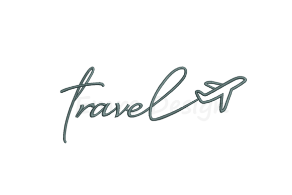 Travel Embroidery Design: A Whimsical Charm for Craft Fair Favorites